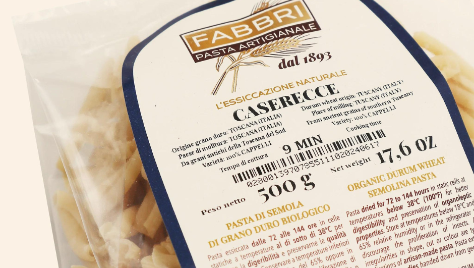 Come leggere l'etichetta di un pacco di pasta